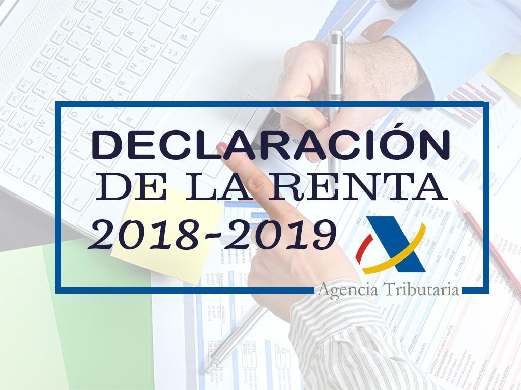 campaña declaracion renta 2018 - 2019